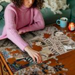 ABYstyle One Piece Anime Wanted Poster Jigsaw Puzzle 1000 Pcs Featuring Luffy, Zoro, Chopper & Sanji Ideal Gift for Anime and Puzzle Enthusiasts Family-Friendly Activity