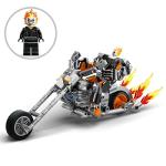 LEGO Marvel Ghost Rider Mech & Bike 76245, Buildable Motorbike Toy with Movable Action Figure, Super Hero Building Set, Gift for Kids, Boys and Girls 7 Plus Years Old