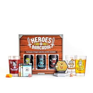 HEROES OF BARCADIA Board Game: A Dungeon Exploration Drinking Games | NEW 1st EDITION! | The First Ever Liquid Life Battle Damage System Board Games for Adults | DnD Gameplay with DnD Dice and Drinks!