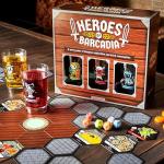 HEROES OF BARCADIA Board Game: A Dungeon Exploration Drinking Games | NEW 1st EDITION! | The First Ever Liquid Life Battle Damage System Board Games for Adults | DnD Gameplay with DnD Dice and Drinks!