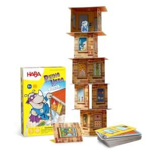 HABA Rhino Hero A Heroic Stacking Card Game for Ages 5 and Up - Triple Award Winner