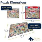 White Mountain Sports Heroes - 1000 Piece Jigsaw Puzzle