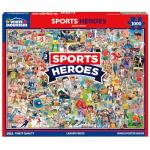 White Mountain Sports Heroes - 1000 Piece Jigsaw Puzzle