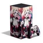 Skinit Decal Gaming Skin Compatible with Xbox Series X Bundle - Officially Licensed DC Comics Harley Quinn Rebirth Cover #1 Legacy Color Variant Art by Art Germ Design