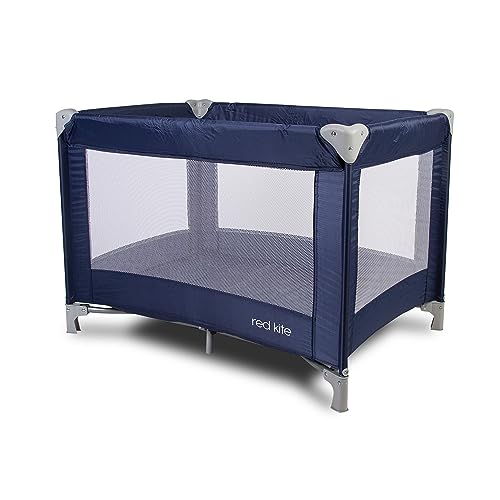 Red Kite Baby Sleeptight Travel Cot - Blueberry