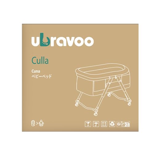 UBRAVOO Grab-and-go Travel Cot with Silent Wheels