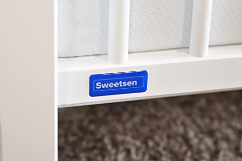 White Wood Baby Cot Bed Converts to Junior Bed