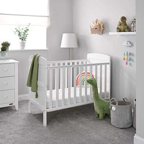 White Obaby Grace Mini Cot Bed