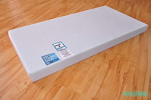 White Wood Baby Cot Bed Converts to Junior Bed