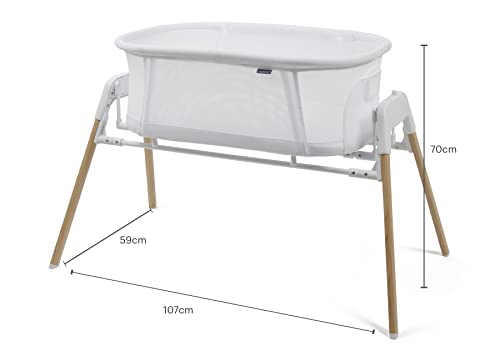 Nested Glide N Go portable bedside crib cot