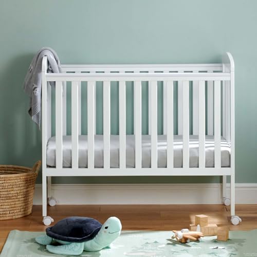 White Babymore Space Saver Cot