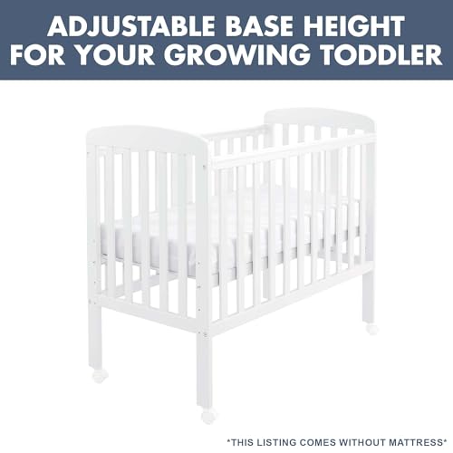 White Babymore Space Saver Cot