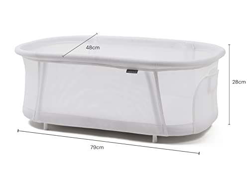 Nested Glide N Go portable bedside crib cot