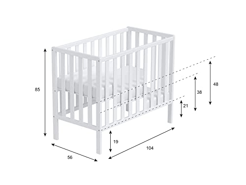 Space Saving Cot with Deluxe Quilted Mattress