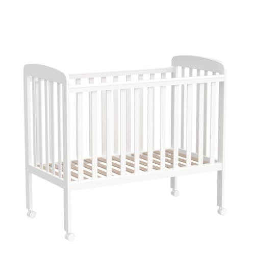 White Babymore Space Saver Cot