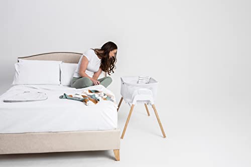 Nested Glide N Go portable bedside crib cot
