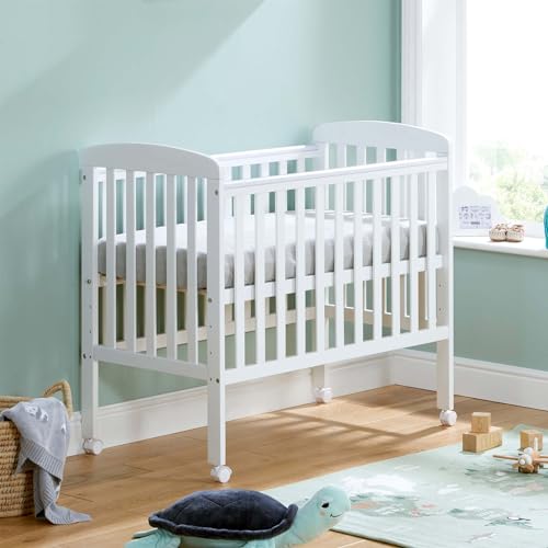 White Babymore Space Saver Cot