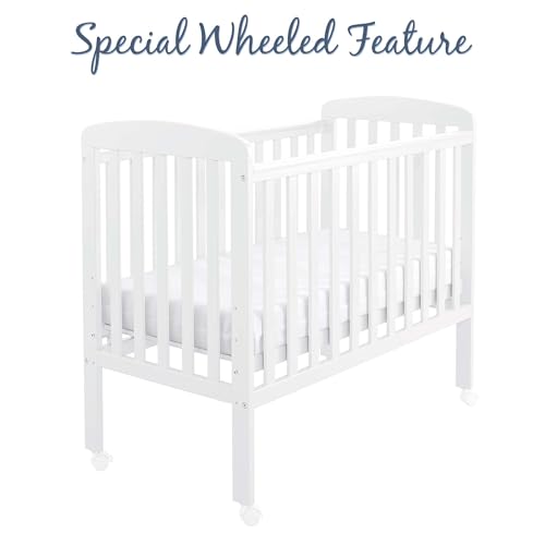 White Babymore Space Saver Cot