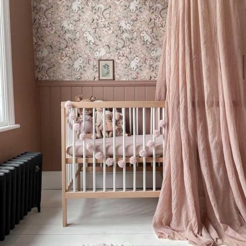 Mokee Mini Cot Bed with Adjustable Height & Toddler Bed Option