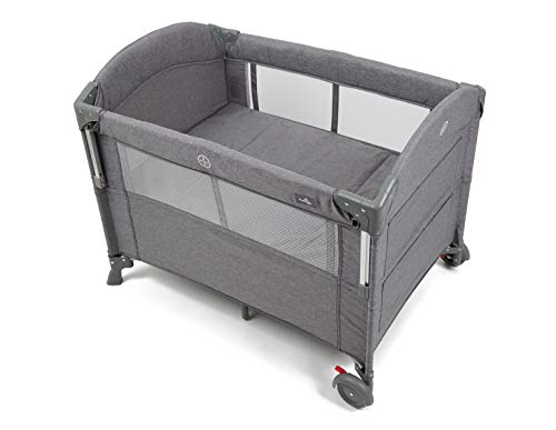Babylo Deluxe Drop Side Co-Sleeper Bedside Travel Cot