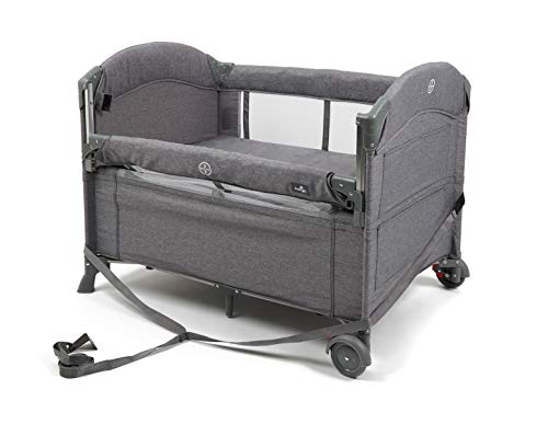 Babylo Deluxe Drop Side Co-Sleeper Bedside Travel Cot