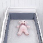 breathable mesh crib bumper for baby cot