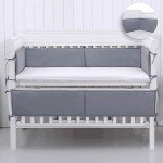 breathable mesh crib bumper for baby cot