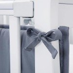breathable mesh crib bumper for baby cot