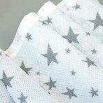 Breathable Mesh Cot Bumpers for Toddler Beds