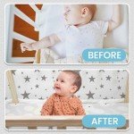 Breathable Mesh Cot Bumpers for Toddler Beds