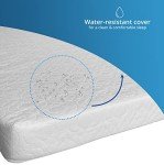 Breathable Foam Mattress with Waterproof Cover 140x70