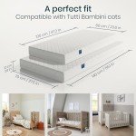 Hypoallergenic Sprung Cot Mattress for Babies 140x70 cm