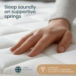 Hypoallergenic Sprung Cot Mattress for Babies 140x70 cm