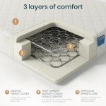 Hypoallergenic Sprung Cot Mattress for Babies 140x70 cm