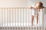 Quilted Breathable Baby Travel Cot Mattress 95x65 cm