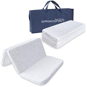 Trifold Portable Travel Cot Mattress Topper 95x65cm