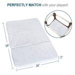 Trifold Portable Travel Cot Mattress Topper 95x65cm