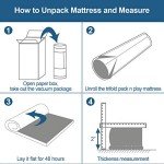 Trifold Portable Travel Cot Mattress Topper 95x65cm