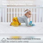 Breathable Toddler Travel Cot Mattress - 95 x 65cm