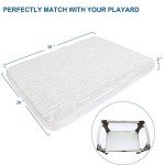 Bamboo Waterproof Travel Crib Mattress 95 x 65 cm