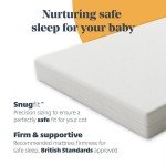 Thick Travel Cot Mattress, 100x70cm, Fits All