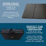 BabyDan Extra Thick Folding Travel Cot Mattress