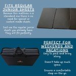 BabyDan Extra Thick Folding Travel Cot Mattress