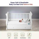 Hypoallergenic Double-Sided Travel Cot Mattress 95x65 cm