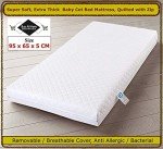 Hypoallergenic Double-Sided Travel Cot Mattress 95x65 cm