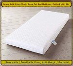 Hypoallergenic Double-Sided Travel Cot Mattress 95x65 cm