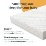 Eco-Friendly Hypoallergenic Crib Mattress, Reversible & Waterproof
