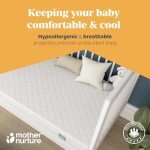 Eco-Friendly Hypoallergenic Crib Mattress, Reversible & Waterproof