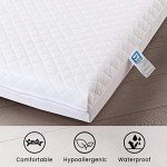 NightComfort Soft Waterproof Baby Crib Mattress Cover