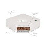 Matelas double-face naturel pour lit d'enfant 140x70 cm